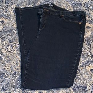 Lands’ End bootcut jeans women’s 18